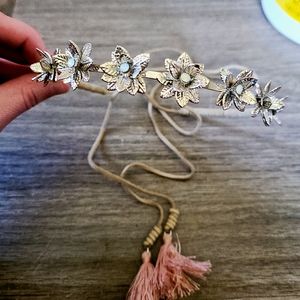 Metal Flower Headband